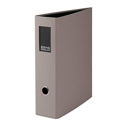 Rössler 1317452499 S.O.H.O. - Carpeta clasificadora, lomo de 8,5 cm, color gris