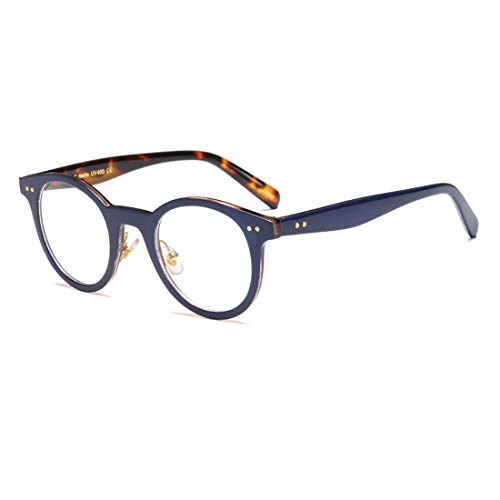 Preisvergleich Produktbild Lvminhm Frauen Acetat Optische Brillen Nicht Verschreibungspflichtige Stilvolle Weibliche Brillen für Brillengestell Modestile Brillen,C1blueturtle / Clear