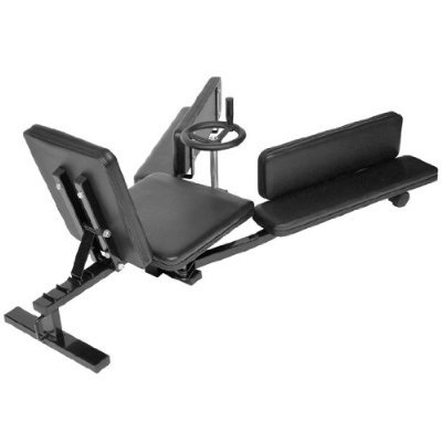 Pro mechanischer Beinspreizer / Bein-Strecker / Spagat-Trainer inkl. Tansportrollen BCA-36 - 2