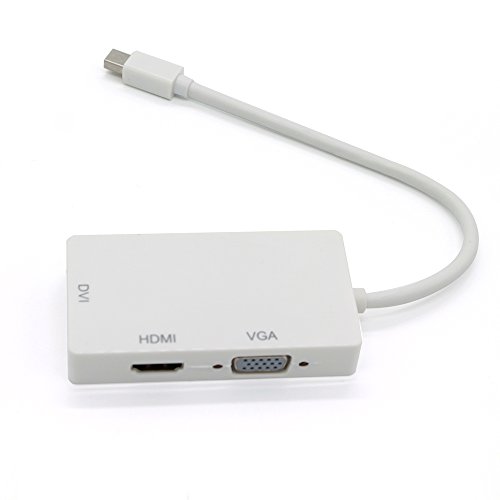 Thunderbolt / mini dp zu HDMI / DVI-D / VGA weiblicher Adapter - 5