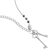  Fossil Damen-Collier Schlüssel Rauchquarz Glassteine 80 cm JF86672040