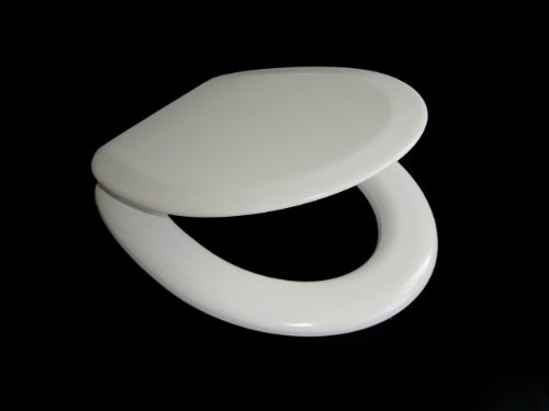 Polsi Soft WC Sitz gepolstert Farbe manhattan grau mit Edelstahlscharnieren - 3