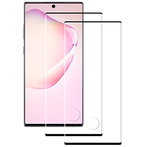 Snnisttek Film de Protection d'écran pour Samsung Note 10 Plus, Galaxy Note 10 Plus en Verre Trempé [Lot de 2], Anti Rayures, Ultra Résistant, Haute sensibilité, Installation Facile, Dureté 9H Glass