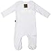 Rockabye-Baby Elvis Gold Foil Sleepsuit (White, 0-3 Months)