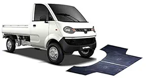 PRMATE Mahindra Jeeto Cargo Rubber Foot Mat Set