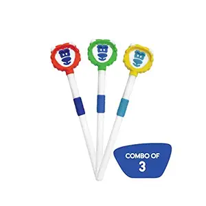 Buddsbuddy Combo of 3 Leo Kids Tongue Cleaner, 3 Pcs, BB3015 Multi Color