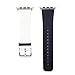 Produktbild Knowin Uhrenarmband Ersatz Colorblocking Leder Uhrenarmband Armband Armband für Apple Watch 4 Faltschließe Uhr Armband Wrist Strap Band Farbblockierung Uhrenband 44MM