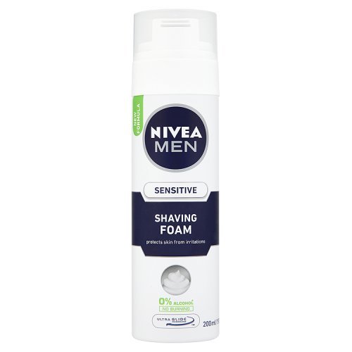 Nivea Men Sensitive Shaving Foam, 200 ml - Pack of 6