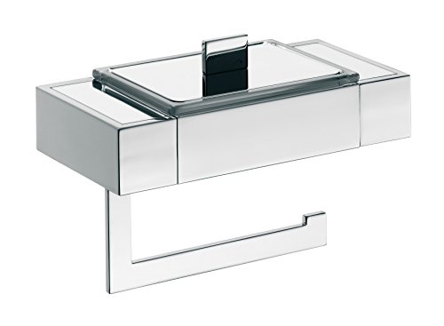 Preisvergleich Produktbild Emco 170000101 Papierhalter / Feuchtpapierbox Liaison, verchromt