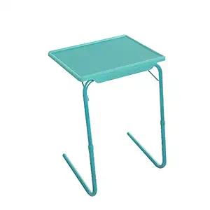 TABLE MAGIC - Cyan BLUE-18-in-1 Multipurpose Laptop Table 6 Height Adjustable, Suitable for 16? Laptop, Home and Study use.