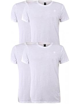 G-Star Herren Basic T-Shirt Rundhals 4er Pack