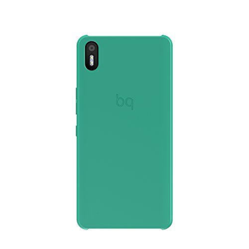 BQ Candy - Funda r  gida para Aquaris X5  1 mm grosor  policarbonato  acabado suave   color verde