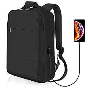 Asequible REYLEO Mochila Negocio del Trabajo Oficina Estudio Ocio para
Hombre Mujer Estudiante - 18L Negro RB07 Especial