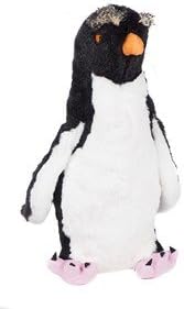 Animal Instincts Snow Mates Reggie Rock Hopper, Squeaky Soft Plush Chew Companion Dog Toy - Medium