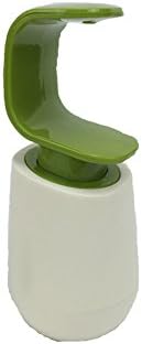 Soap Dispenser, C-Shaped 8 oz Foaming Single-Handed Wash Bottle White Green
