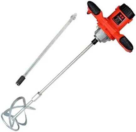 Cement Mixer Electric Portable Hand-Held Mixer Stirring Tool ,Heavy Duty Mixer Tool for Plaster Paint Cement Mortar 6…