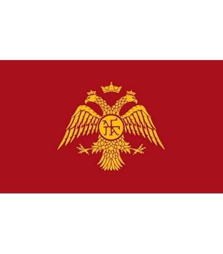 Bandiera Impero Bizantino – 0,9 X 1,5 M – In Poliestere Con Occhielli Metallici - 5