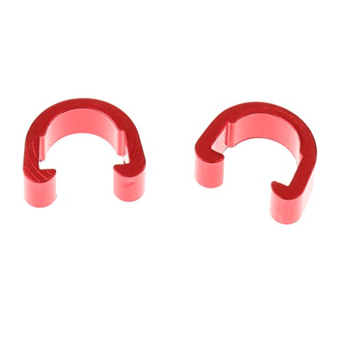 10 x Aluminium C-Clip Fahrrad Zugbefestigung Klammer Bremsleitungsbefestigung Rahmen - 4