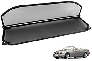 TIEFTECH Deflector de Viento para BMW 3 E93 | 2006-2013 | Deflector de Viento | Deflector de Aire | Parabrisas para descapotable
