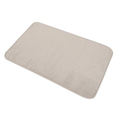 Douceur d'Interieur Vitamine Tapis de Salle de Bain Polyester Taupe 75 x 45 cm