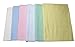 Baby flannelette flat sheets for moses basket pram 100% cotton 75cm x 100cm white cream pink blue lemon mint (Pink)