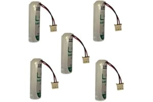 MY BRAND Maxxistore® - Saft batteria litio 3,6 V compatibile antifurto allarme Tecnoallarm Tecnoalarm (5 Pezzi)