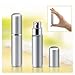 niceEshop(TM) 5ml Unisex Travel Perfume Aftershave Atomizer Atomiser Pump Spray Bottle (Silver,2PCs)