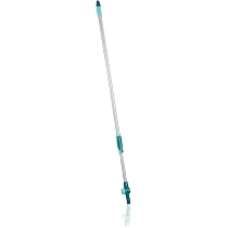 Leifheit Fensterwischer Powerslide 40 – Mit Teleskopstiel (bis 2 M), 40 Cm Wischbreite | Für Streifenfreie Fenster