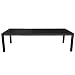 Produktbild Gartentisch ausziehbar Aluminium Polywood 205/275x100cm Ausziehtisch Gartenmöbel Terrassentisch / Schwarz