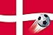 Produktbild 1art1 113015 Fußball - Dänemark Länder-Flagge XXL Poster 120 x 80 cm