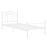 bett metall schwarz ikea pulverbeschichteter Stahlrahmen