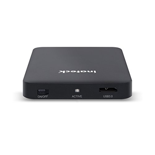 [UASP und SATA3] Inateck USB 3.0 Externes Festplattengehäuse für 9.5mm 7mm SATA HDD SSD Festplatten (2,5 Zoll) Werkzeuglose HDD Installation - 3