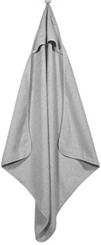 Preisvergleich Produktbild Jollein 534-514-00023 Babybadetuch, 75 x 75 cm, grau