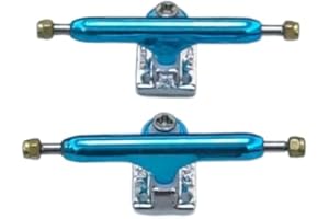 Leefai Pro Fingerboard Trucks (Achsen) 34mm G3 Blue Plating Hanger Inverted Style with Pivot Cups-Hanger Color (blau)