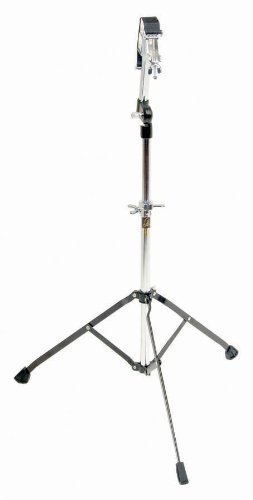 LP Latin Percussion Bongoständer Aspire Strap-Lock, doppelstrebig, verchromt, L-förmige Auflage, Camlock-Spannsystem, LPA245