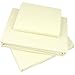 Linens Limited 100% Brushed Cotton Flannelette Flat Sheet, Cream, Pram/Moses/Crib