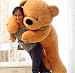 CLICK4DEAL LOVEABLE HUGABLE SOFT 5 FEET LONG HUGE BROWN TEDDY BEAR(best for someone special) 152CM RS.1999.00