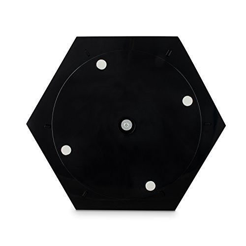 VENKON – Make Up Organizer Sortierkasten für Aufbewahrung von Kosmetik – 360 Grad drehbar – schwarz - 5