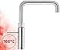 Produktbild Quooker PRO3-VAQ B Fusion Square Kochendwasserhahn / Kochendwasser-Armatur & Mischbatterie / verchromt gebürstet (STL)
