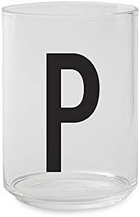 Design LettersDrinking Glasses (A-Z) | Gifts for Women & Gifts for Him | Glasses Drinking for Table Decoration | Initial Tumbler Glasses | Letter Glass | Borosilicate Glass Dishwasher Safe | 350 Ml