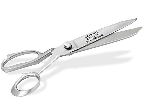 InstrumenteNrw Deutschland Profi Stoffschere Schneiderschere Textilschere Arbeitsschere mit Mikroverzahnung (22,0 cm)