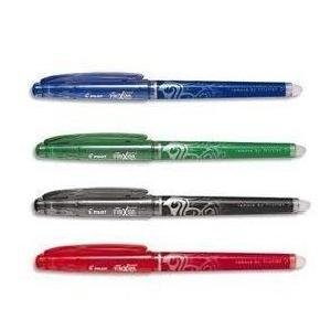 PILOT Tintenroller FRIXION BALL CLICKER 07 BASIC, 4er Etui