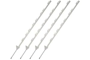 SUREGREEN Fortis Electric Polyposts | 4ft | 20 Pack | Plastic Temporary Fencing