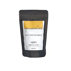 ORGAKNICKS Hair Protein Hair Mask with Bhringraj, Brahmi & Amla For Hair Fall Control & Hair Growth For men and women-100 grams