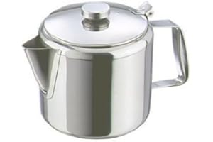 Sunnex Half litre Stainless Steel Teapot 1.0 ltr 32oz Dishwasher Safe