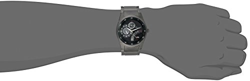 Kenneth Cole Men's Quartz Watch with Black Dial Analogue Display and Black Stainless Steel Plated Bracelet KC9189