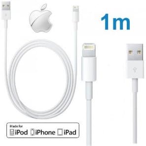 1m 2m 3m iPhone Charger Cable &amp; Sync Data Cable for iPhone SE, iPhone 6s 6 Plus 5S 5C 5, iPad Air 2, Mini 3 and More iPhone Devices (Pack of 1, 1 metre)