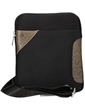 Umgehängt herren RONCATO schwarz bandolier platt porta tablet VF43