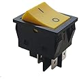 FIREWELD Rocker Switch 30 Ampere Welder Welding Machine Rocker Switch 4-Pin Type ON/Off Switch for Welding machines (1 Piece)