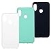 Price comparison product image 3x Xiaomi Mi A2 Lite / Xiaomi Redmi 6 Pro Case, Beaulife TPU Cover Candy Color Silicone Thin Flexible Shockproof Lightweight Bumper Elastic Gel Protective Shell for Xiaomi Mi A2 Lite / Xiaomi Redmi 6 Pro - White, Blue, Mint Green